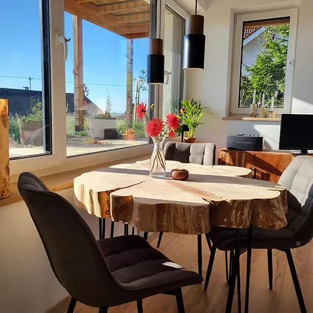 公寓 Sauna, Terrasse, Fernblick & Design - Modern-gemuetliche Am *
